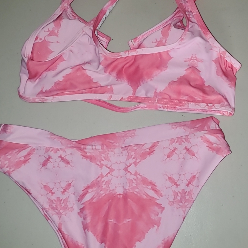 Woman's 2piece Bikini Pink Size Medium